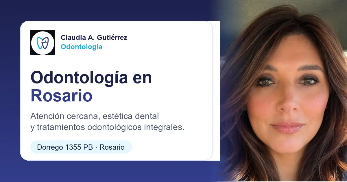Presentación real del sitio de la Dra. Claudia Gutiérrez